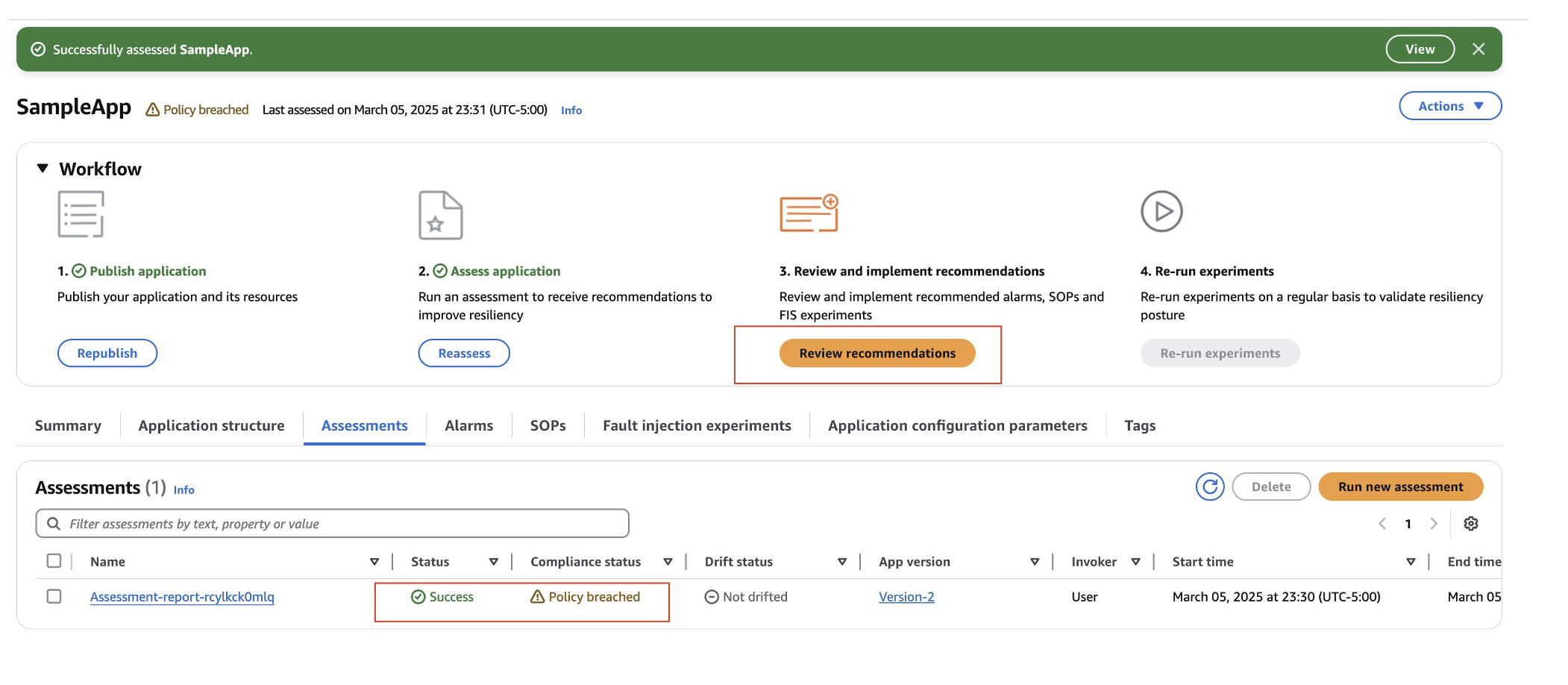 Resilience Hub Application Assessment