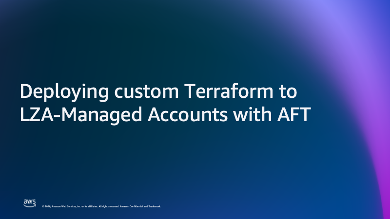 Featured image for the blog post Deploying custom Terraform to LZA-Managed Accounts with AFT