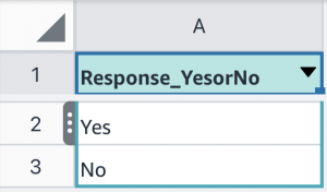 Example responses