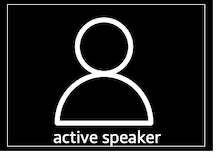 Amazon Chime SDK active speaker