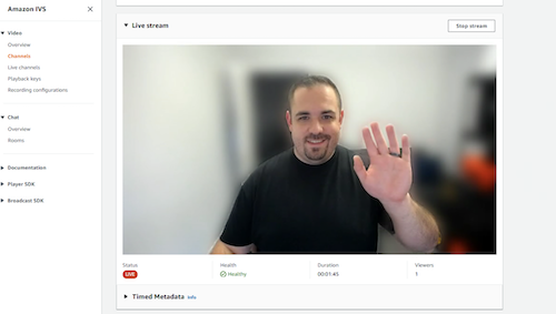 IVS Livestream Preview