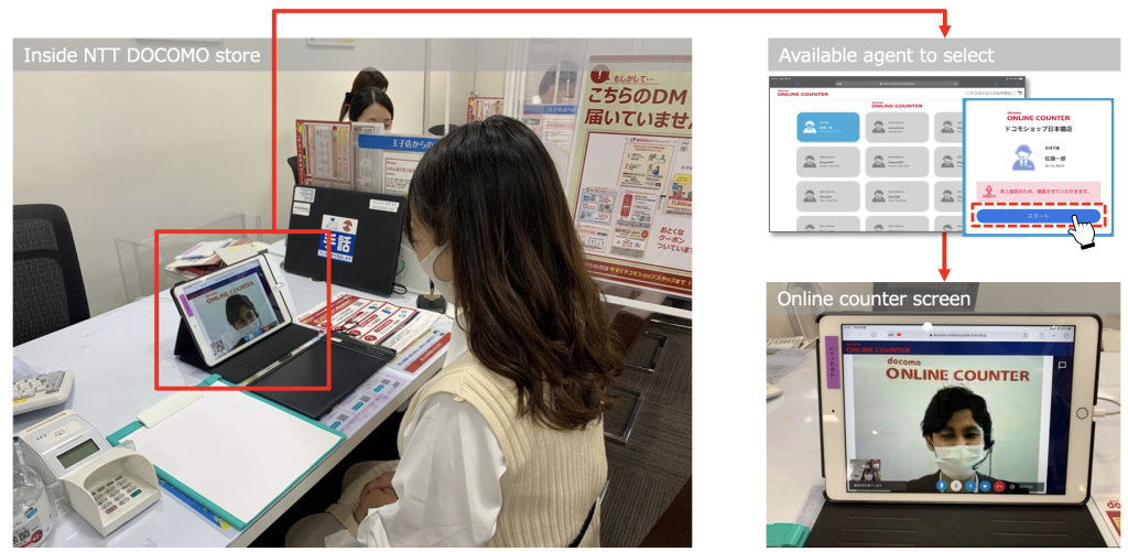 Docomo Online Counter store