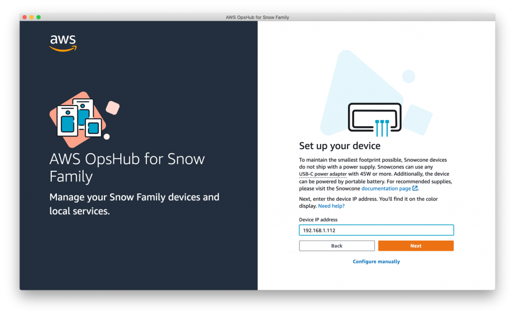 Figure 2: Device IP Address