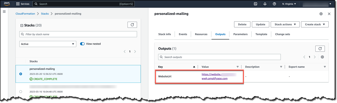 Figure 3. Email address verification request from Amazon SES.