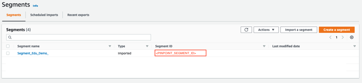Figure 15. Location of the segment ID, which will be used in later steps.