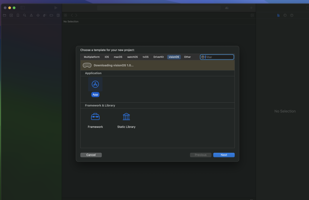 3.-Xcode-Create-New-Vision-Pro-App