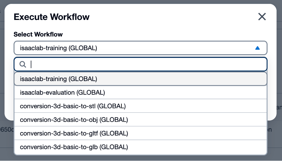 An image of Figure 7: VAMS Workflow selection
