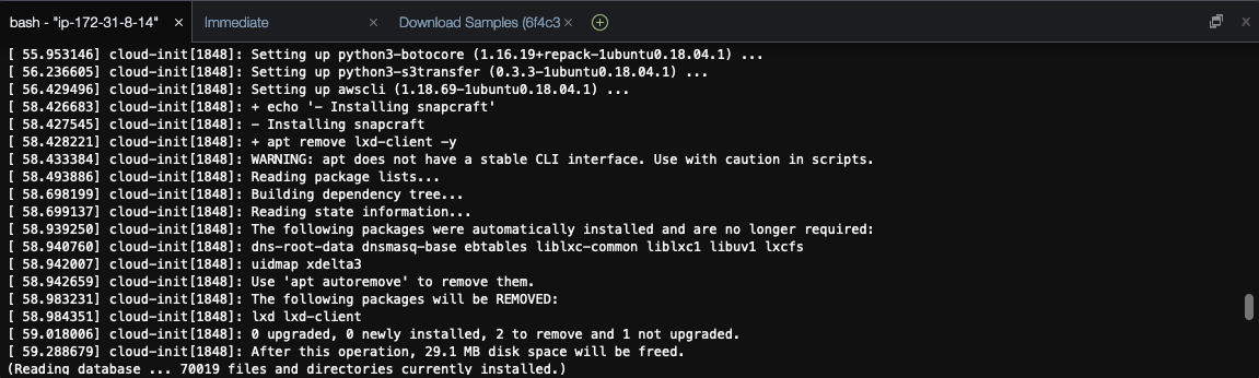 Build progress on SxC