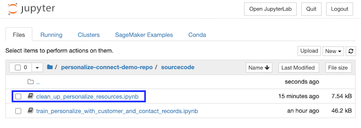 Clean-up Personalize resources