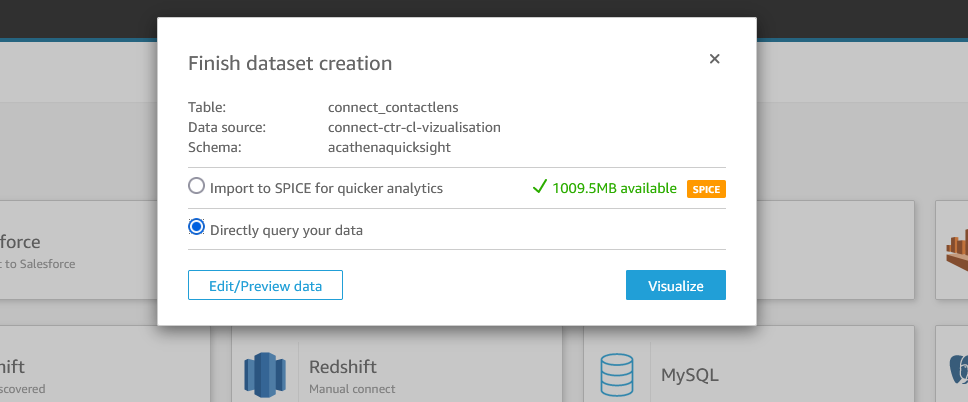 Screenshot for Average sentiment in the QuickSight panel in the bar graph