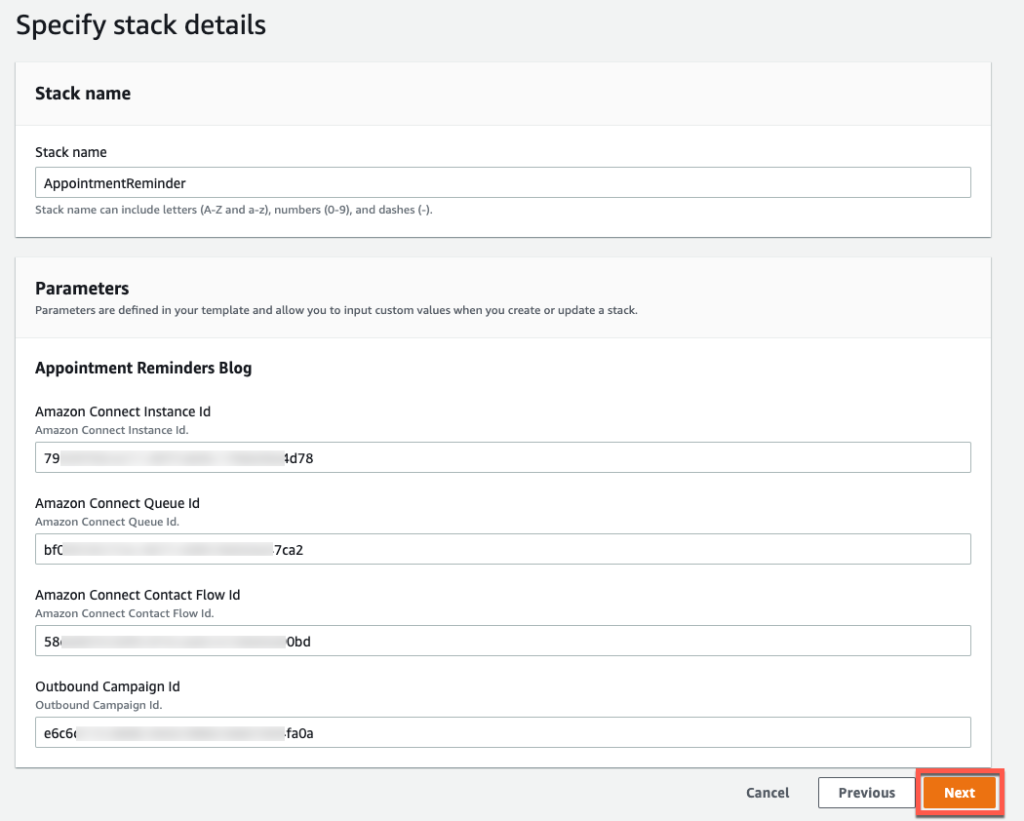 Create Stack - Second Screen