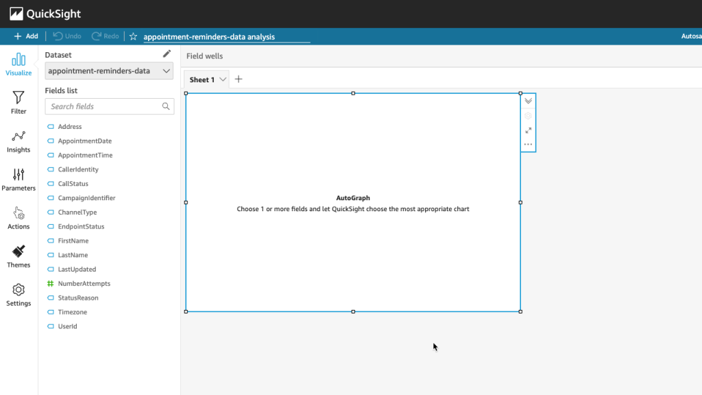 Amazon QuickSight Report