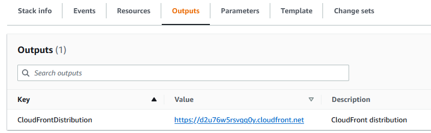 screenshot of the web tool access URL
