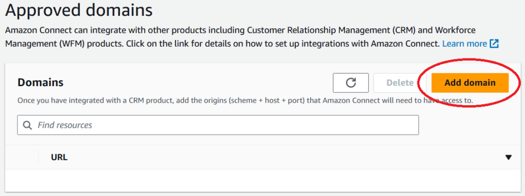 Figure 8. Approved domains