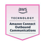 Amazon Connect Outbound Communications Badge