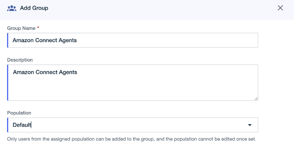 Figure 2: Add new group