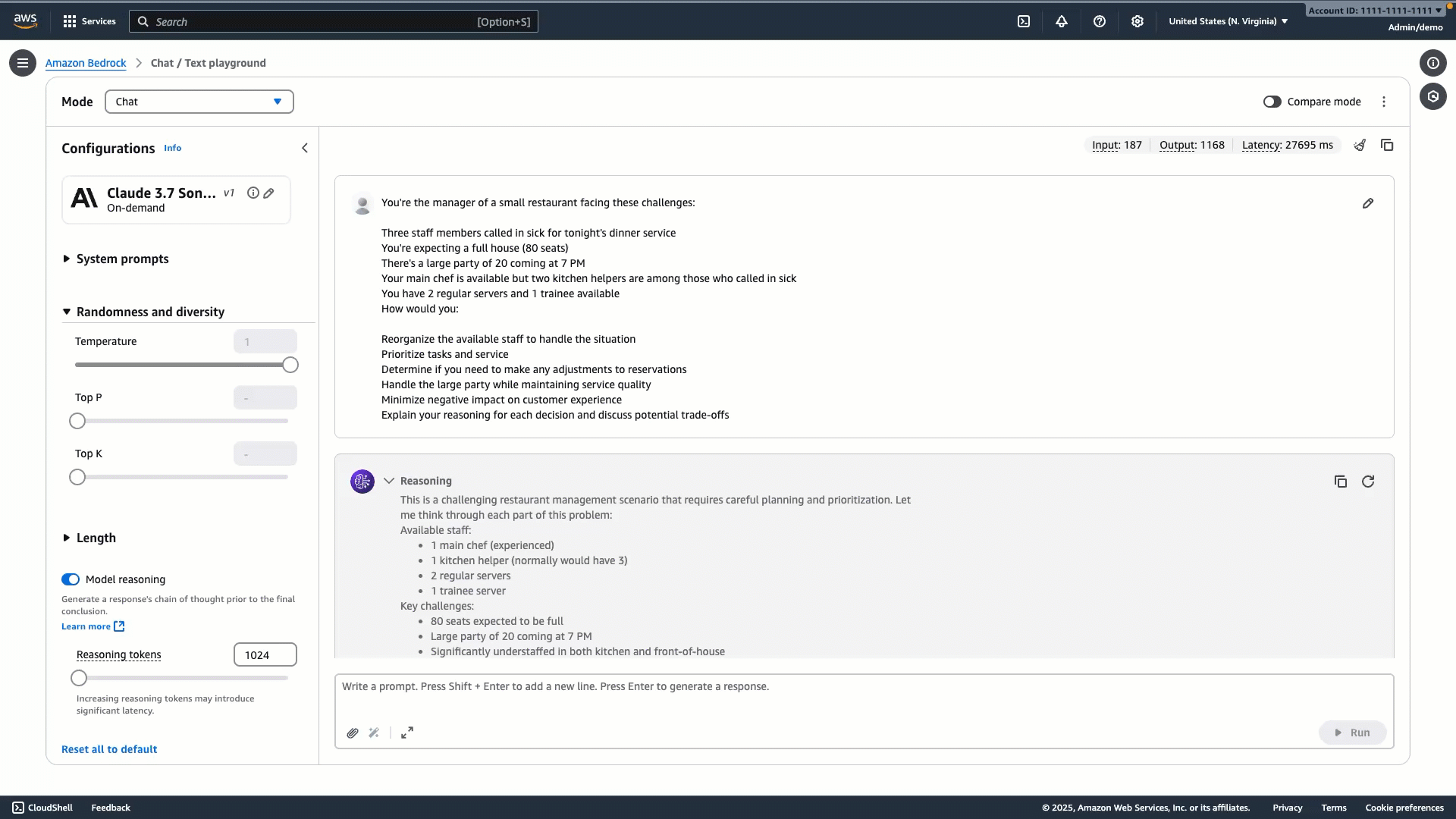 Testing Claude 3.7 Sonnet reasoning