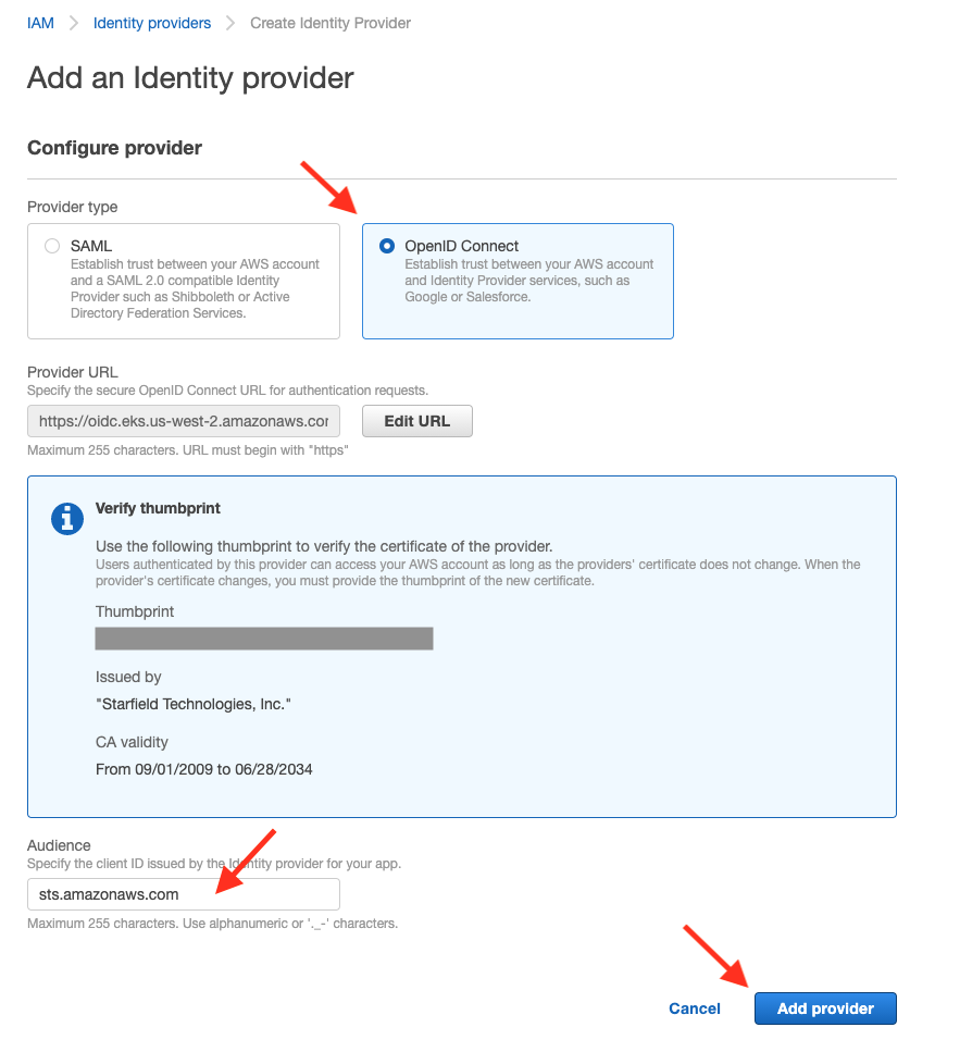 Add Identity Provider