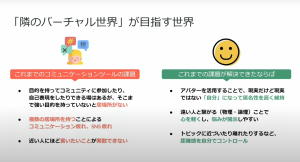 隣のバーチャル世界 サービス概要