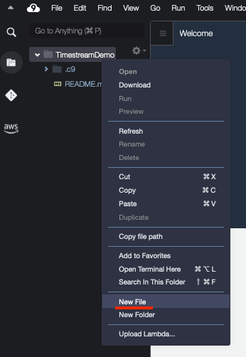 Create_Python_files_on_Cloud9