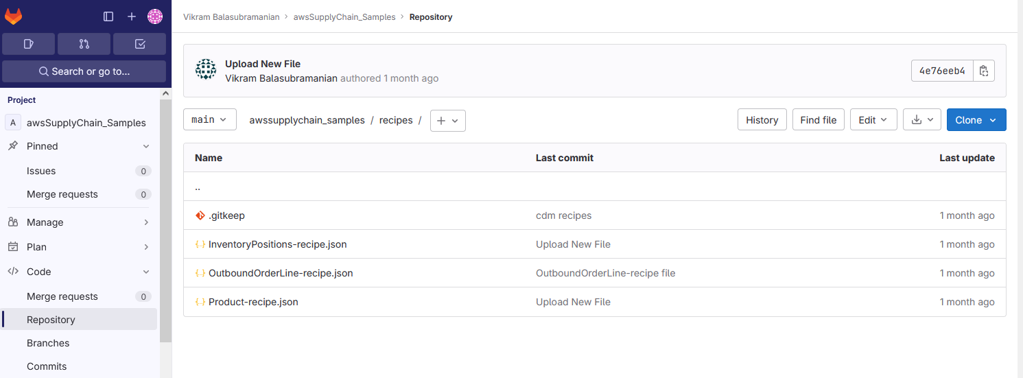 Github file download screen