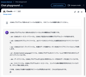 Amazon Bedrock Chat Playground #1