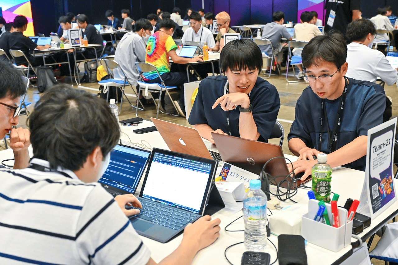 AWS Jam 実施中の様子 1/4