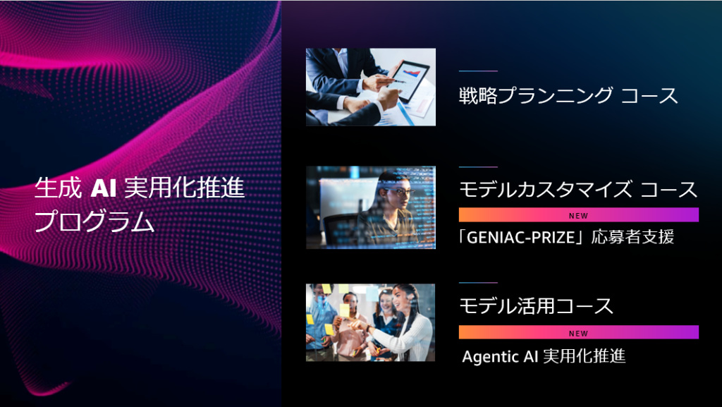 2025年 AWS ジャパン 生成AI実用化推進プログラム 新プラン