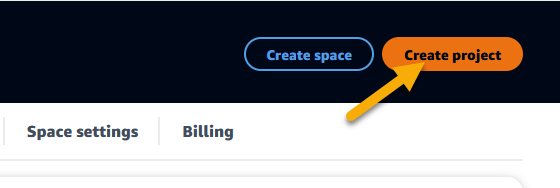 Creating a new project.