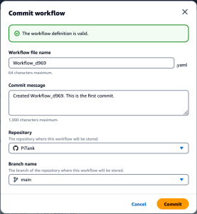 Entering workflow commit comments.