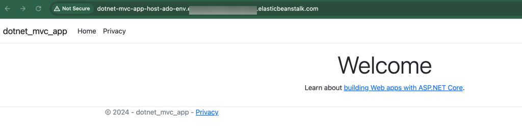 Figure 17: Application Post Deployment