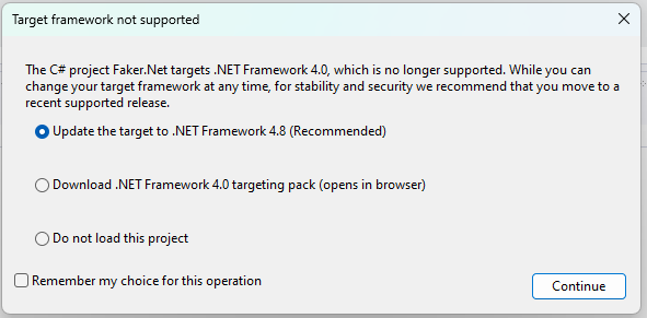 Figure 2: Verify .NET Framework version