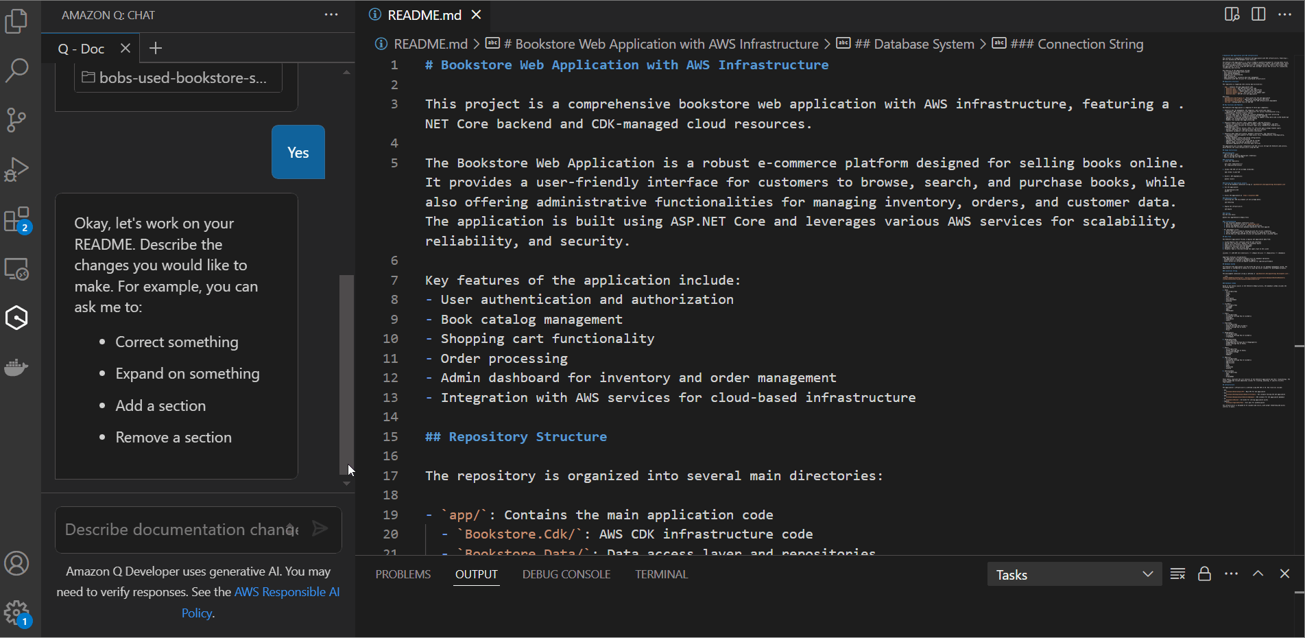 Figure 8: Sequence diagram generated from Amazon Q Developer's analysis