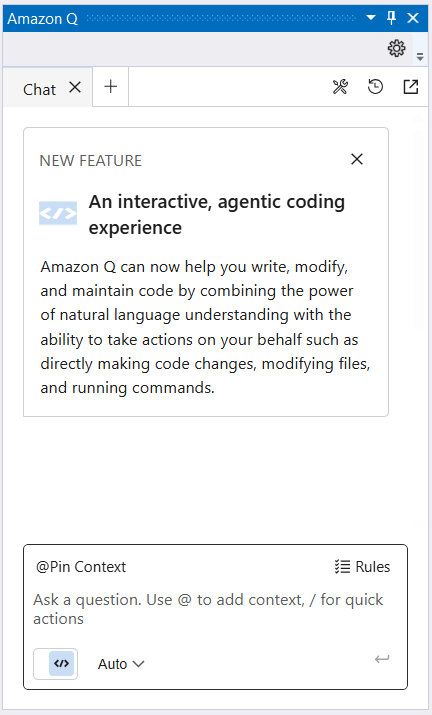 Amazon Q Developer Logged In