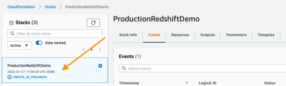 CloudFormation Status