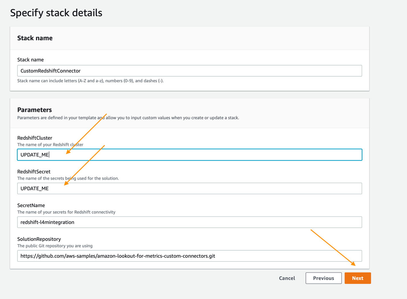 CloudFormation Setup