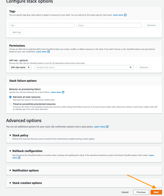 Cloudformation Setup