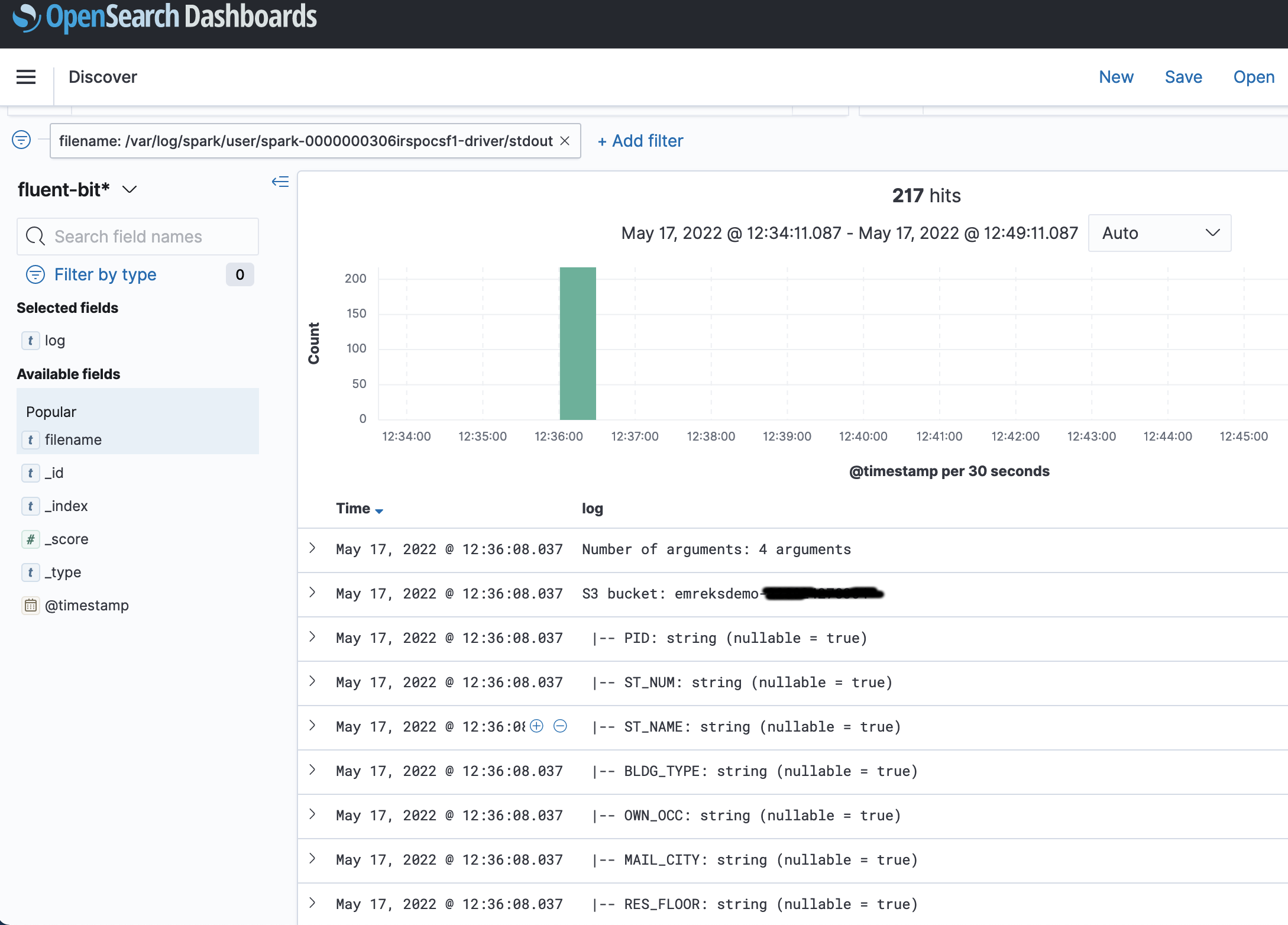 opensearch-result-driver-stdout