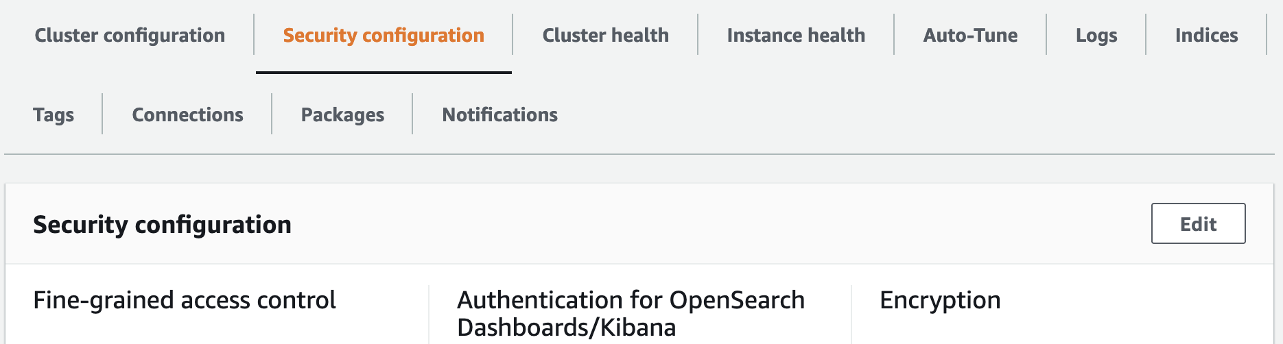 Opensearch Security Configuration