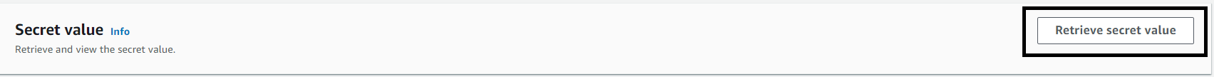 secret value secret value