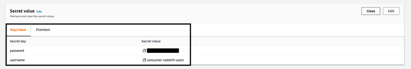 secret value secret value