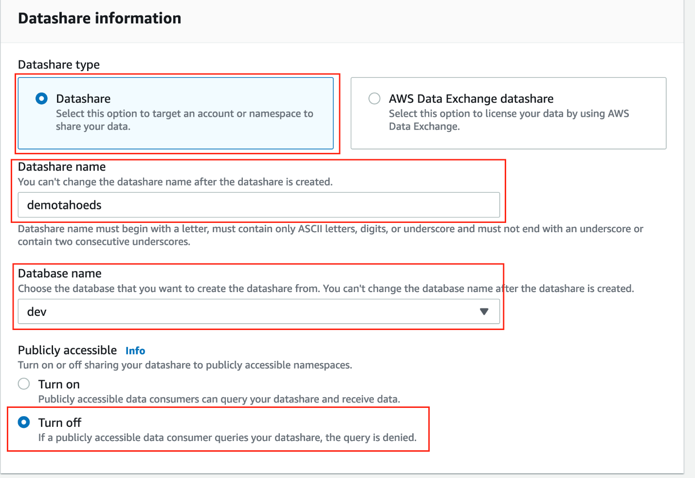 datashare information datashare information