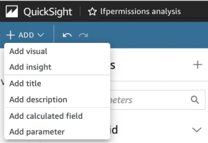 QuickSight Title
