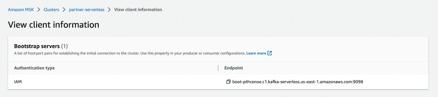 Bootstrap Server Connection Page