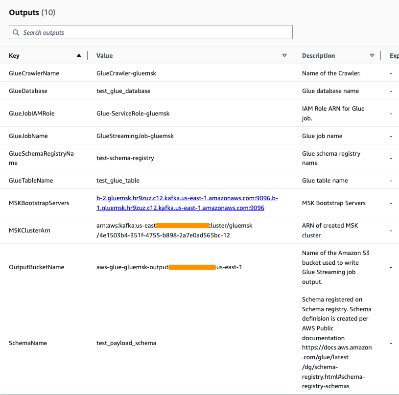 Cloudformation stack 2 output
