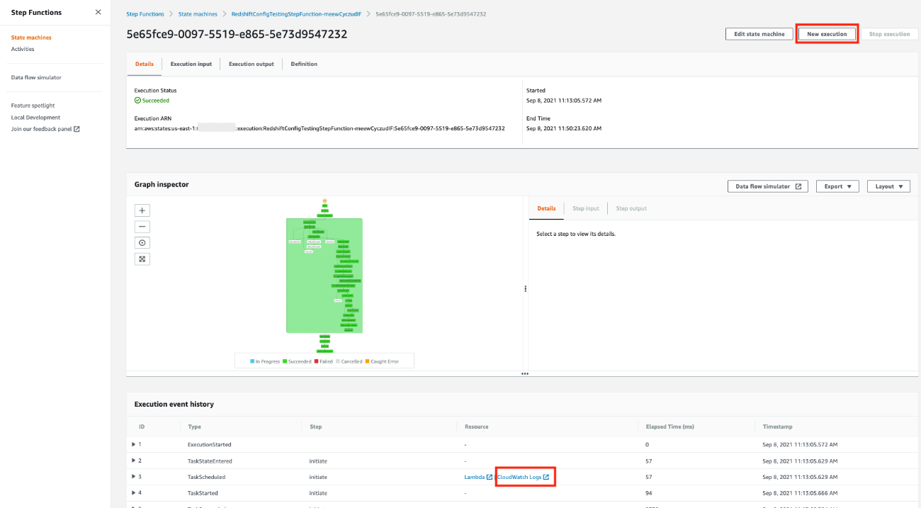 Troubleshooting Step Function