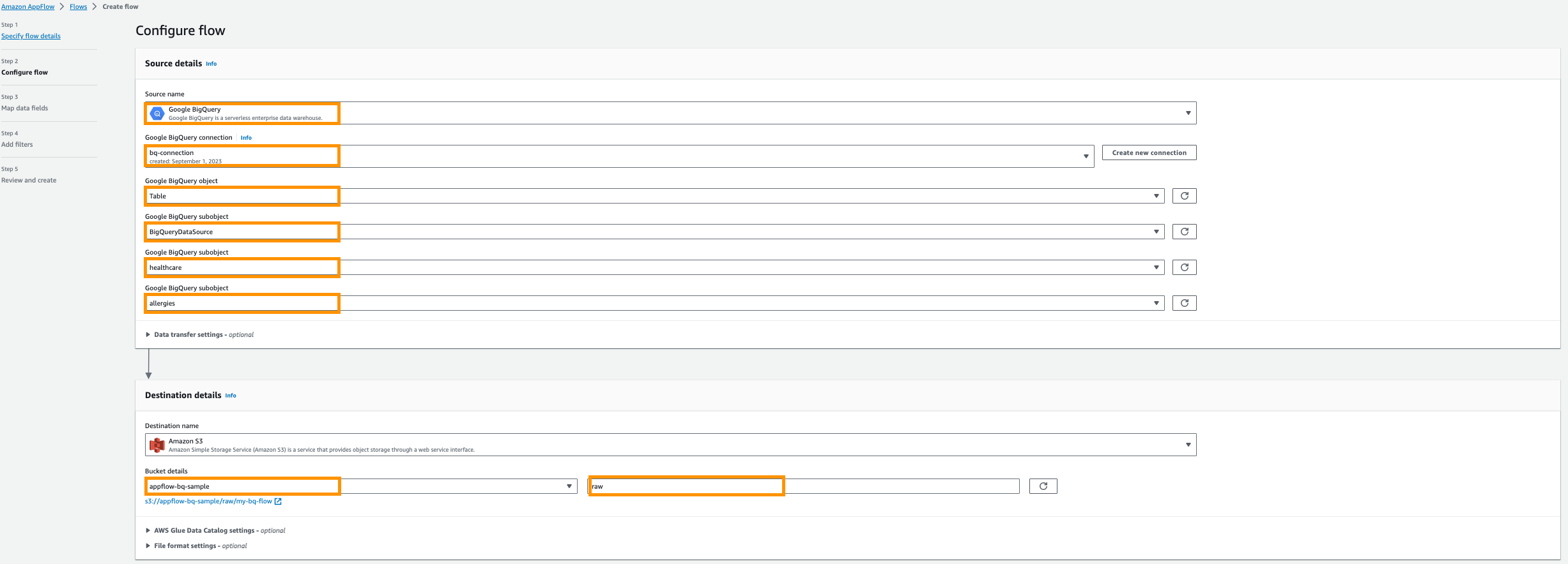 appflow-source-destination