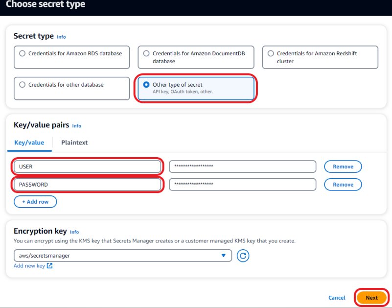 Teradata Secrets Manager Configuration