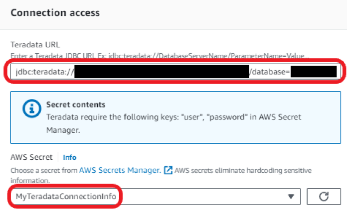 Teradata Connection access