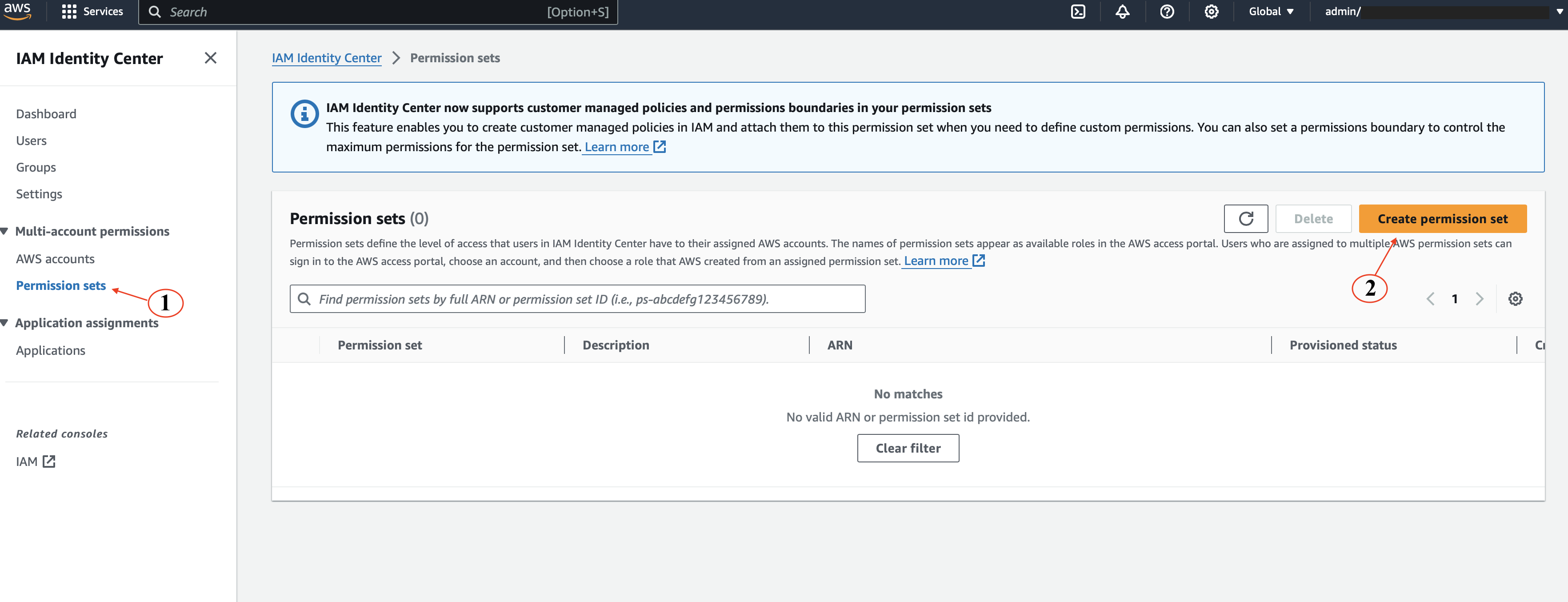 IdC-Create Permission Set